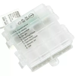 Lampki choinkowe 300led na 4 baterie AA 30 m zimne